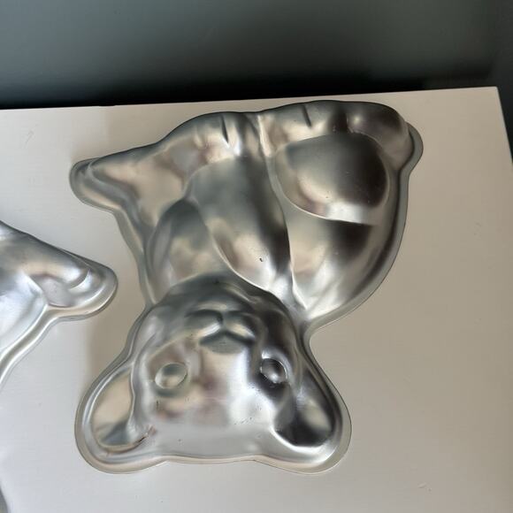 Vintage 1974 Wilton Lion King Simba Cub 3D Party Cake Pan Mold Aluminum T81 - Picture 9 of 9